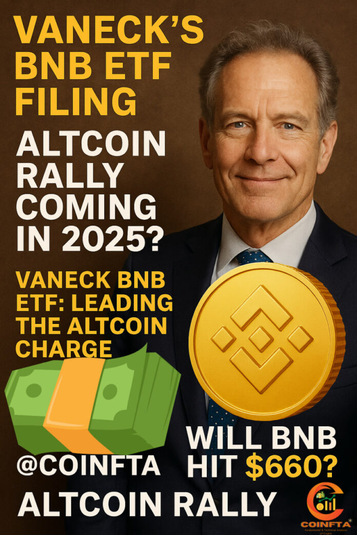 VanEck’s BNB ETF Filing: Altcoin Rally Coming in 2025?